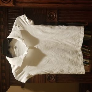 Old navy white uniform shirt